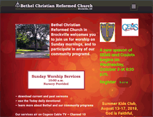 Tablet Screenshot of bethel-crc.com